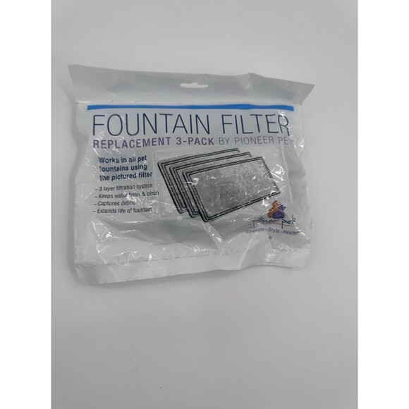 Other - NewnPioneer Pet Replacement Filters (3-Pack) for Plastic Fountains Fast Shipping